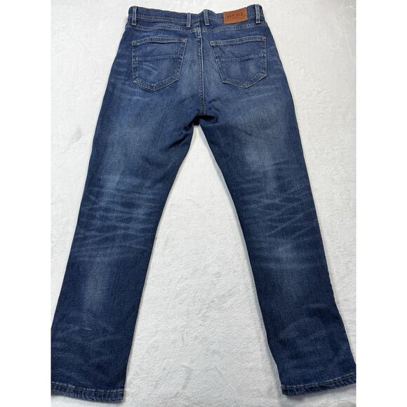 Red Ale By Alesbury Octavia Jeans Mid Indigo Slim Straight Stretch Denim 32x30 - Picture 3 of 12
